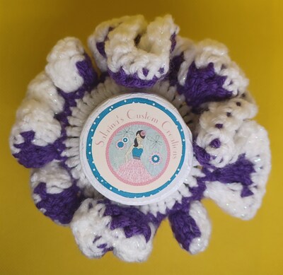 Fancy Crocheted Scrunchie - image5